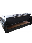 Диван-кровать Прадо-1 120х190, механизм Книжка, 215х90х85 см,лилии черные